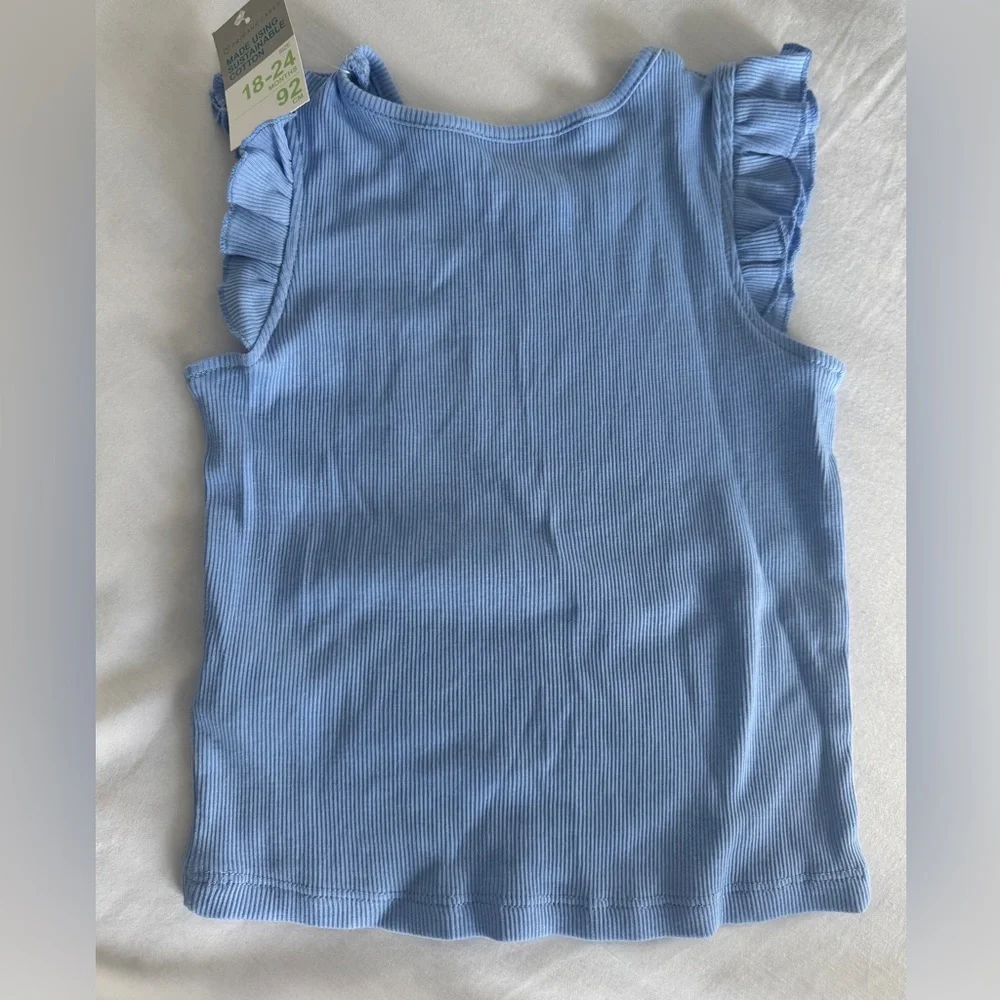 Primark Baby Girl Lot NWT Ditsy Floral Tanks Tops & Romper 12–24M | 100% Cotton
